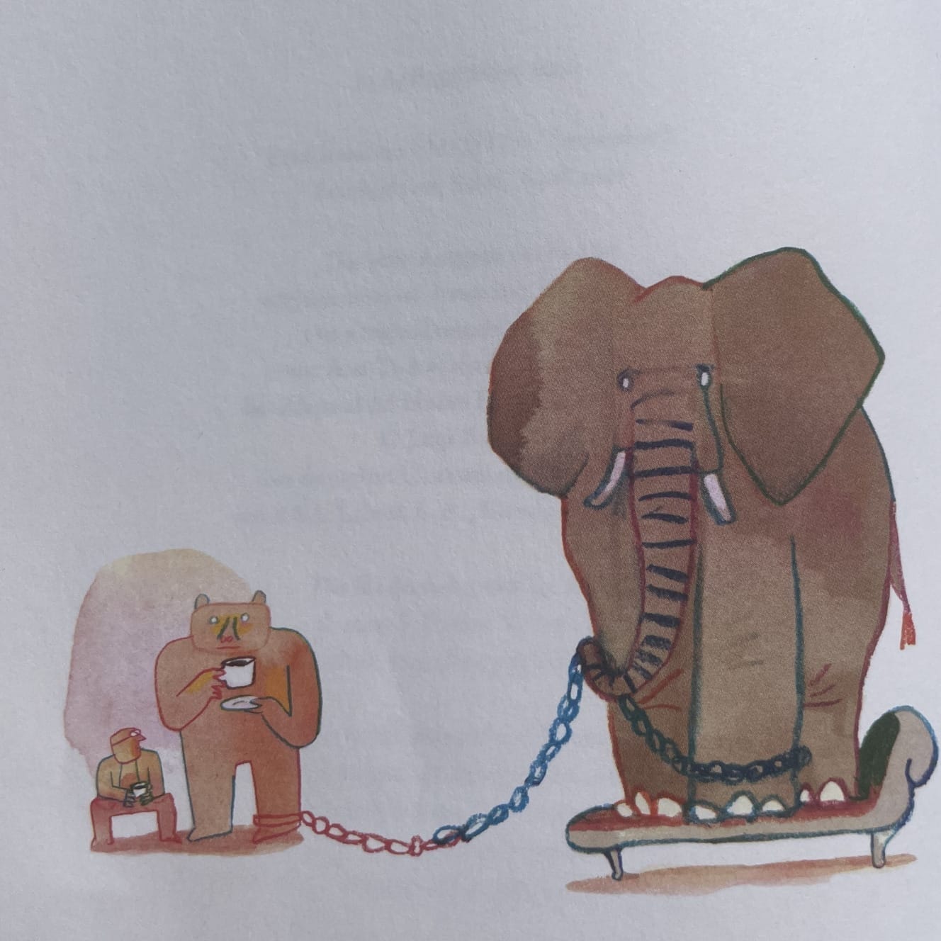 Der angekettete Elefant